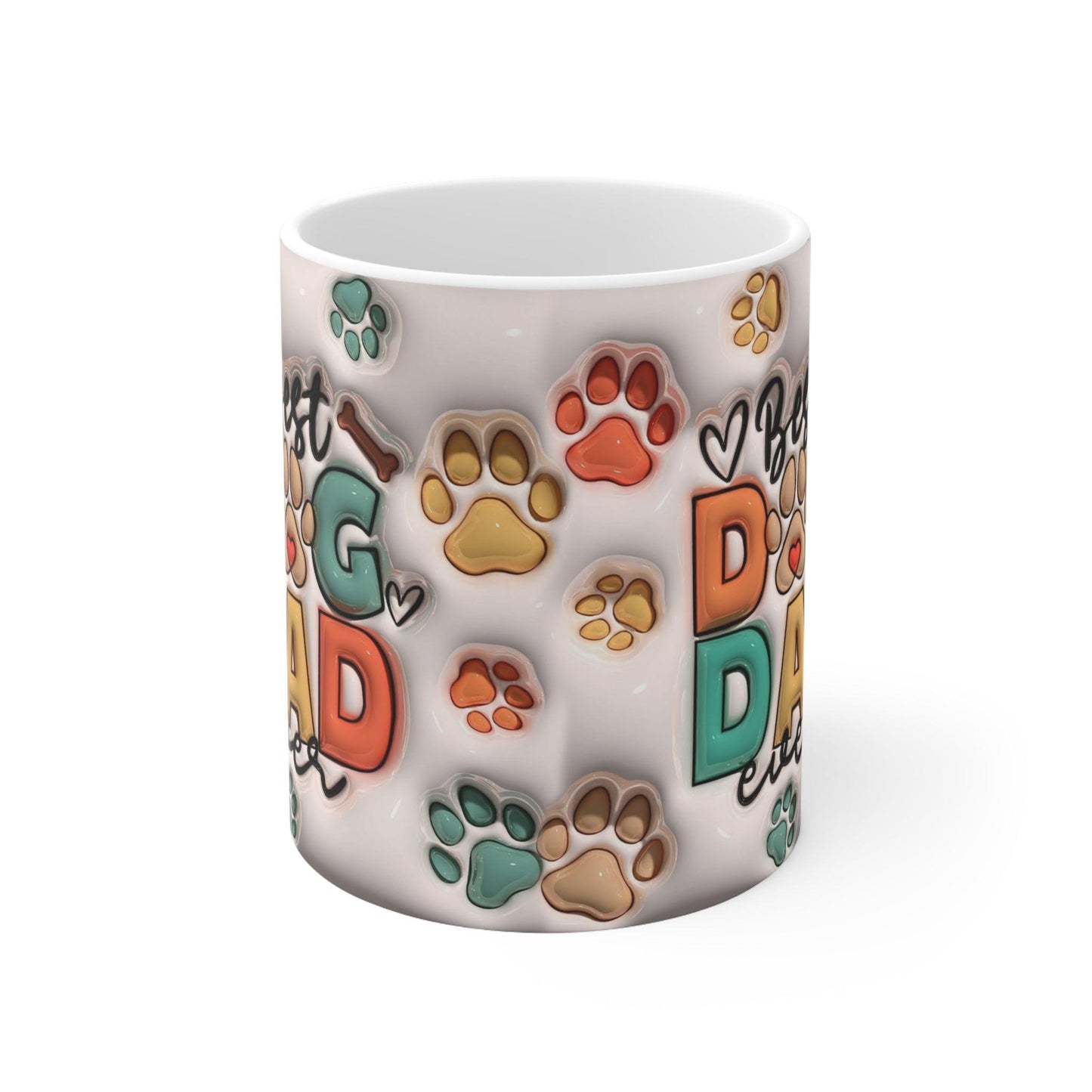 Best Dog Dad Ceramic Mug 11oz