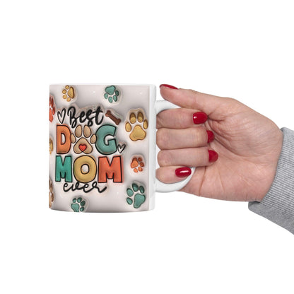 Best Dog Mom Ceramic Mug 11oz