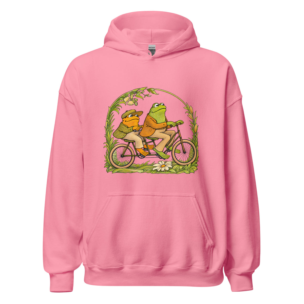 Pink Frog and Toad Unisex Hoodie