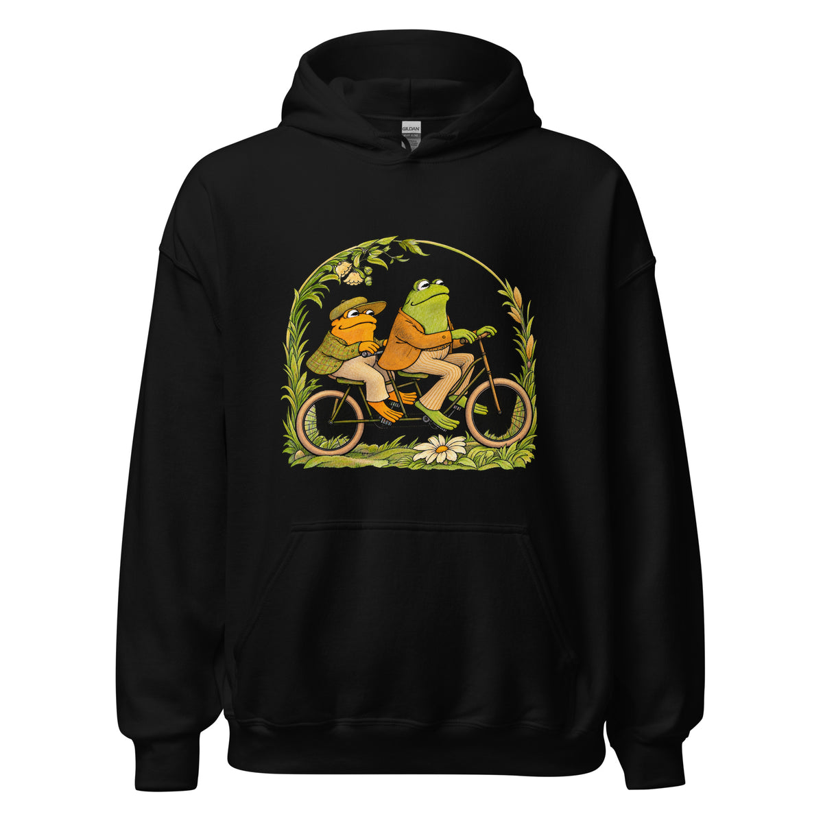 Black Frog and Toad Unisex Hoodie
