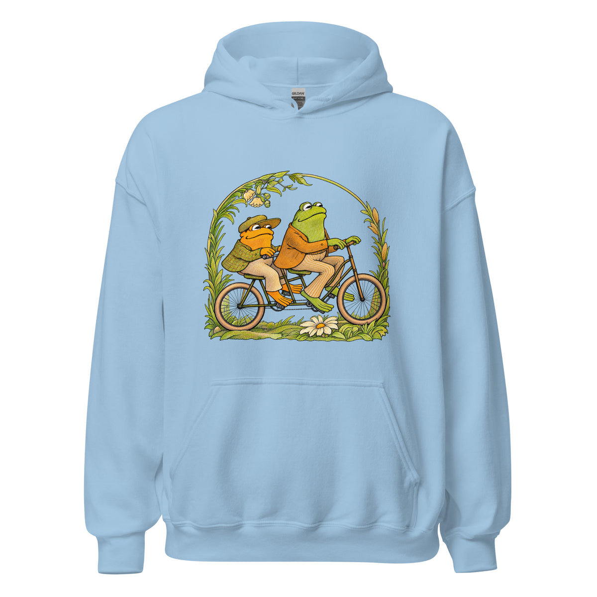 Blue Frog and Toad Unisex Hoodie